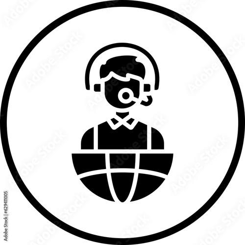 Vector Design Interpreter Icon Style