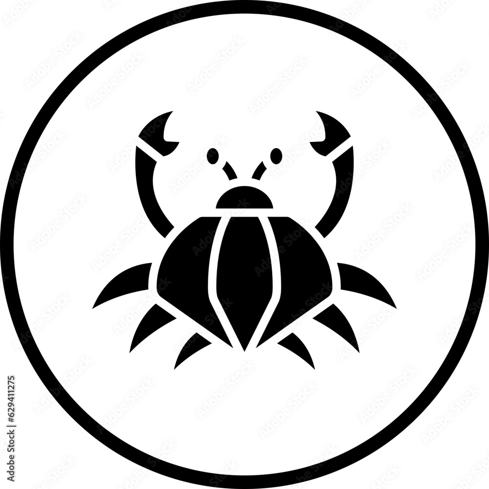 Fototapeta premium Vector Design Crab Icon Style