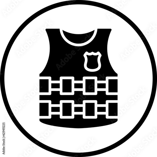 Vector Design Bulletproof Vest Icon Style