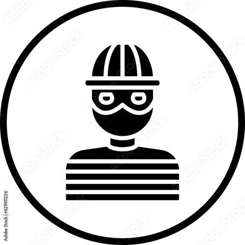 Vector Design Robber Icon Style