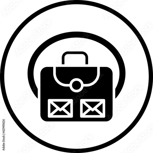 Vector Design Mail Bag Icon Style