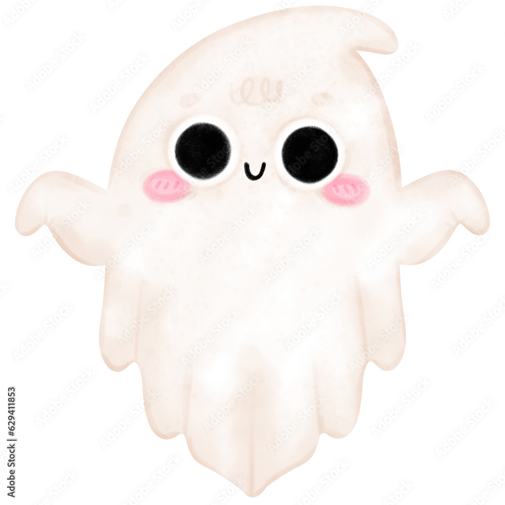 Cute ghost halloween, cute halloween, watercolor Cute ghost halloween, cute halloween, watercolor