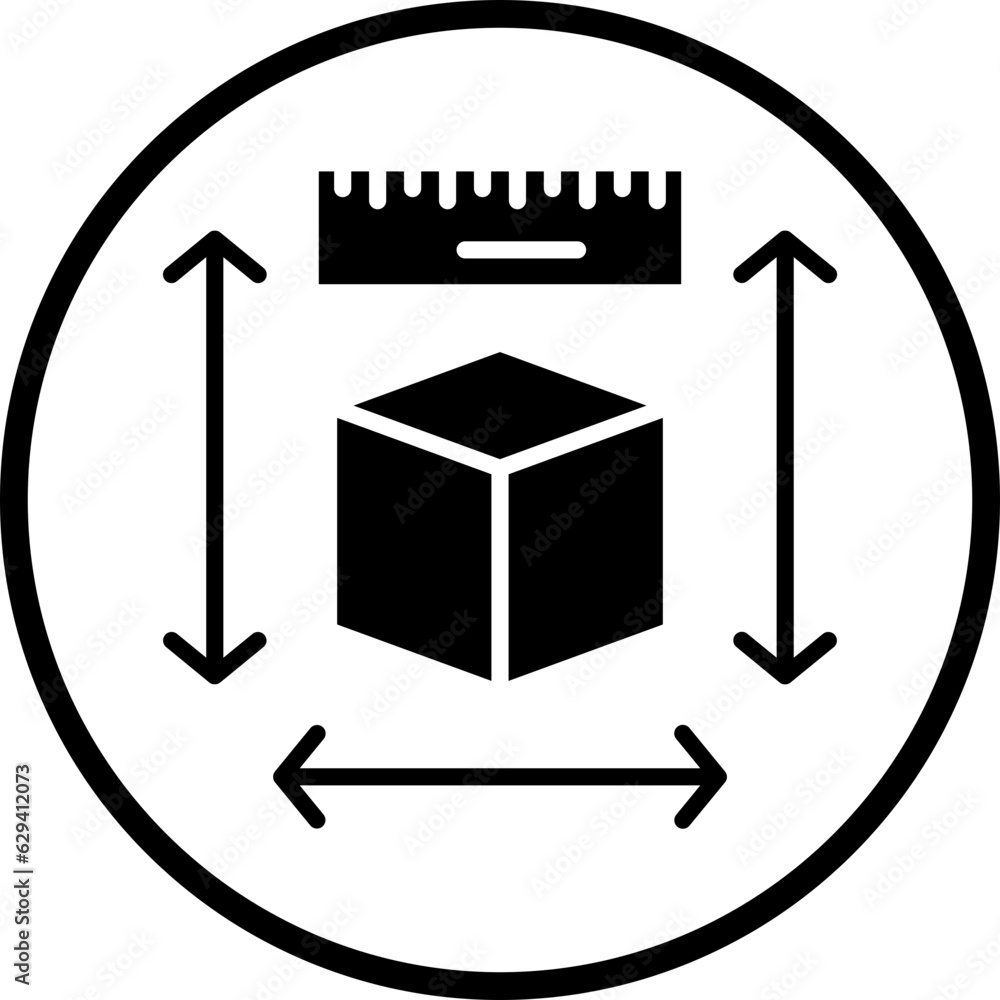 Vector Design Ar Measuring Icon Style Vector Design Ar Measuring Icon Style