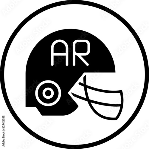 Vector Design Ar Helmet Icon Style