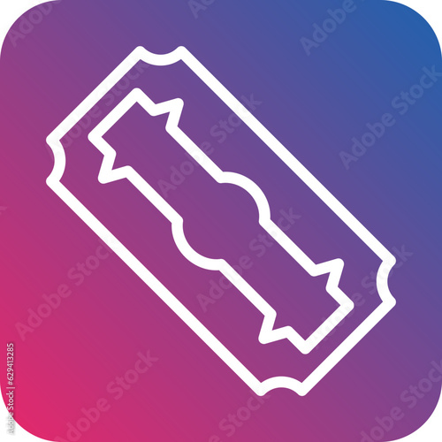 Vector Design Razor Blade Icon Style
