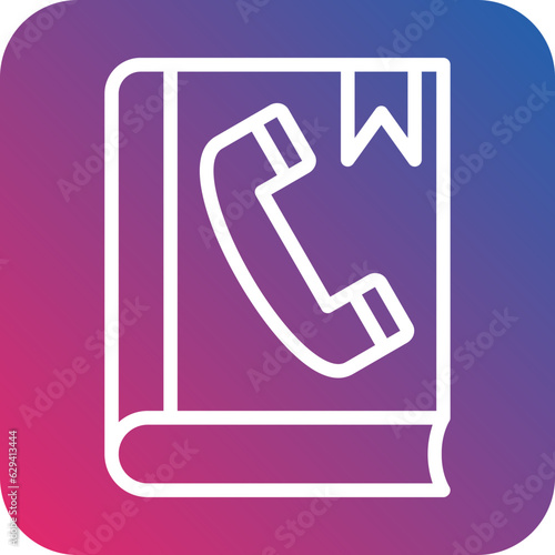 Vector Design Phonebook Icon Style