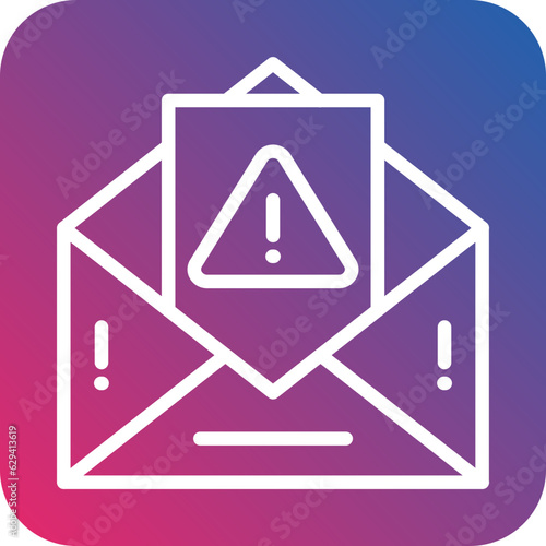 Vector Design Spam Email Icon Style