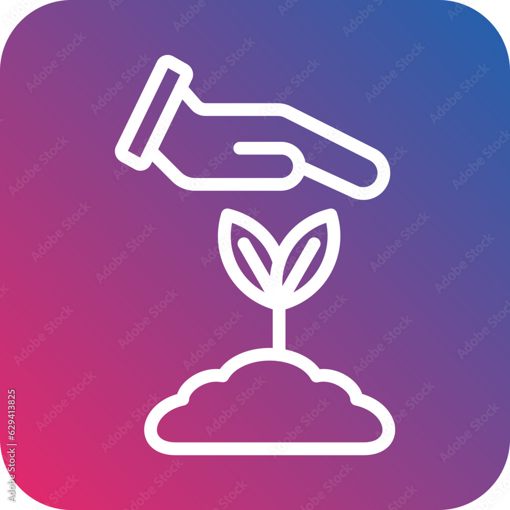Vector Design Plantation Icon Style Vector Design Plantation Icon Style