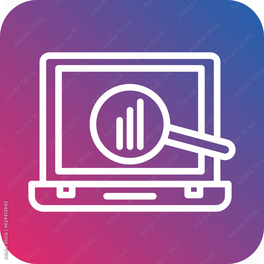 Vector Design Business Research Icon Style Vector Design Business Research Icon Style
