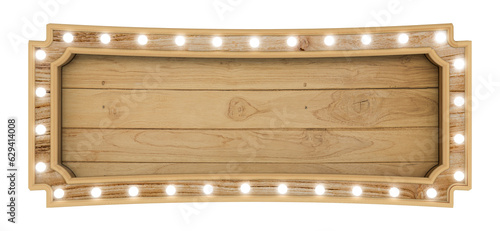 Wooden sign
