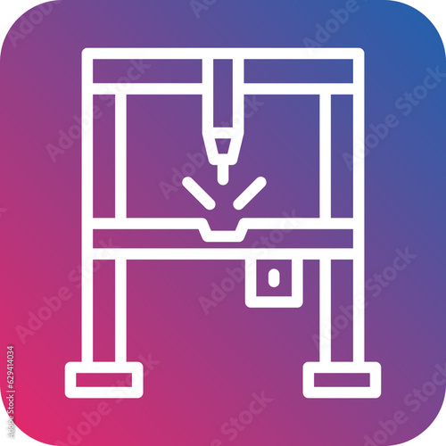 Vector Design Plasma Laser Icon Style