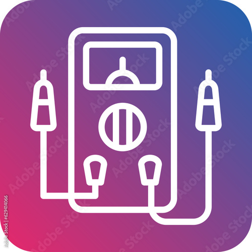 Vector Design Multimeter Icon Style