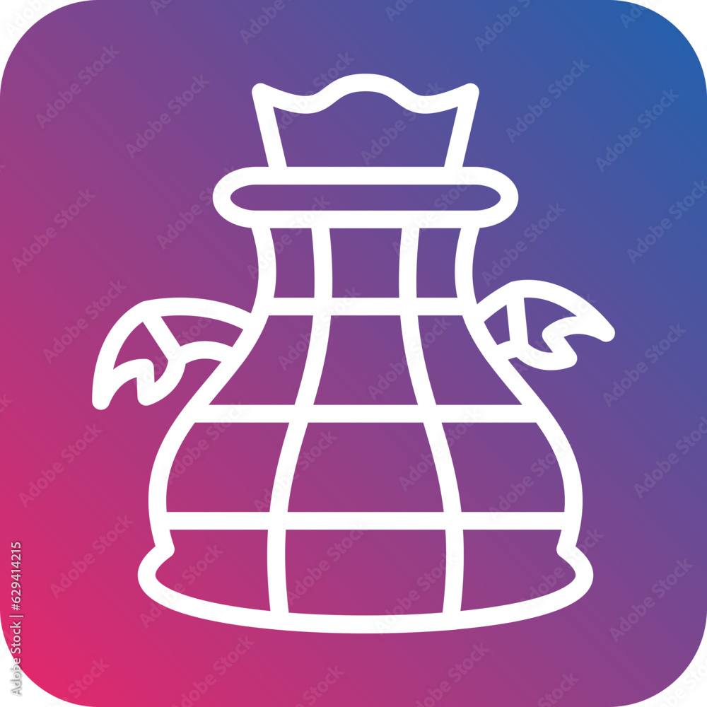 Vector Design Crab Net Icon Style Vector Design Crab Net Icon Style