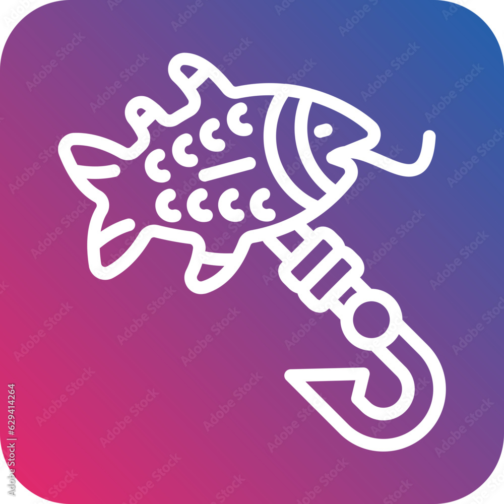 Vector Design Fishing Lure Icon Style Vector Design Fishing Lure Icon Style