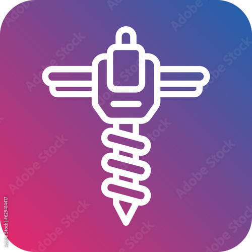 Vector Design Drain Auger Icon Style