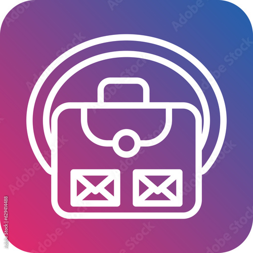Vector Design Mail Bag Icon Style