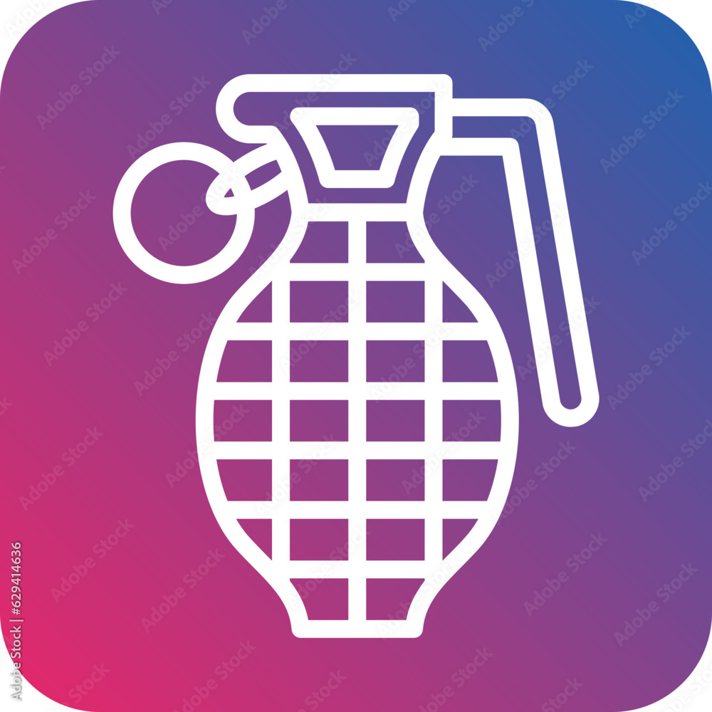 Vector Design Grenade Icon Style Vector Design Grenade Icon Style