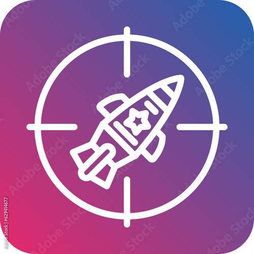 Vector Design Red Zone Icon Style