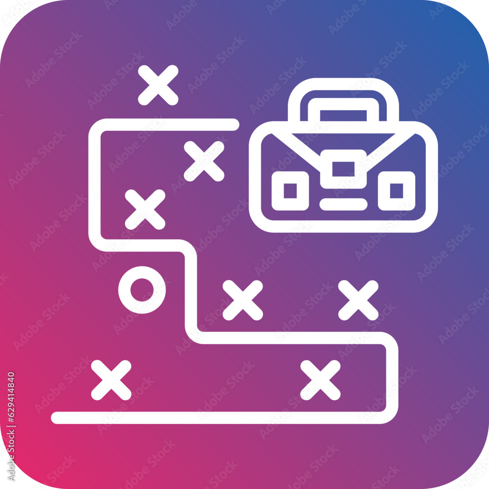Vector Design Career Path Icon Style Vector Design Career Path Icon Style