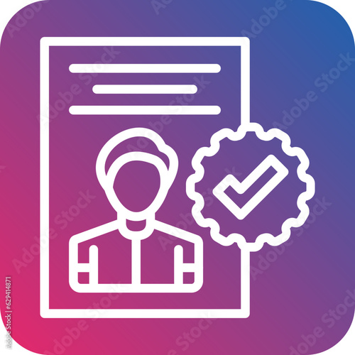 Vector Design Good Candidates Icon Style