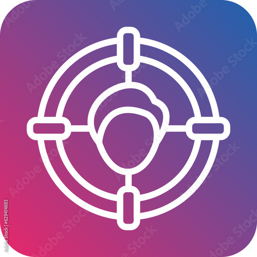 Vector Design Headhunting Icon Style