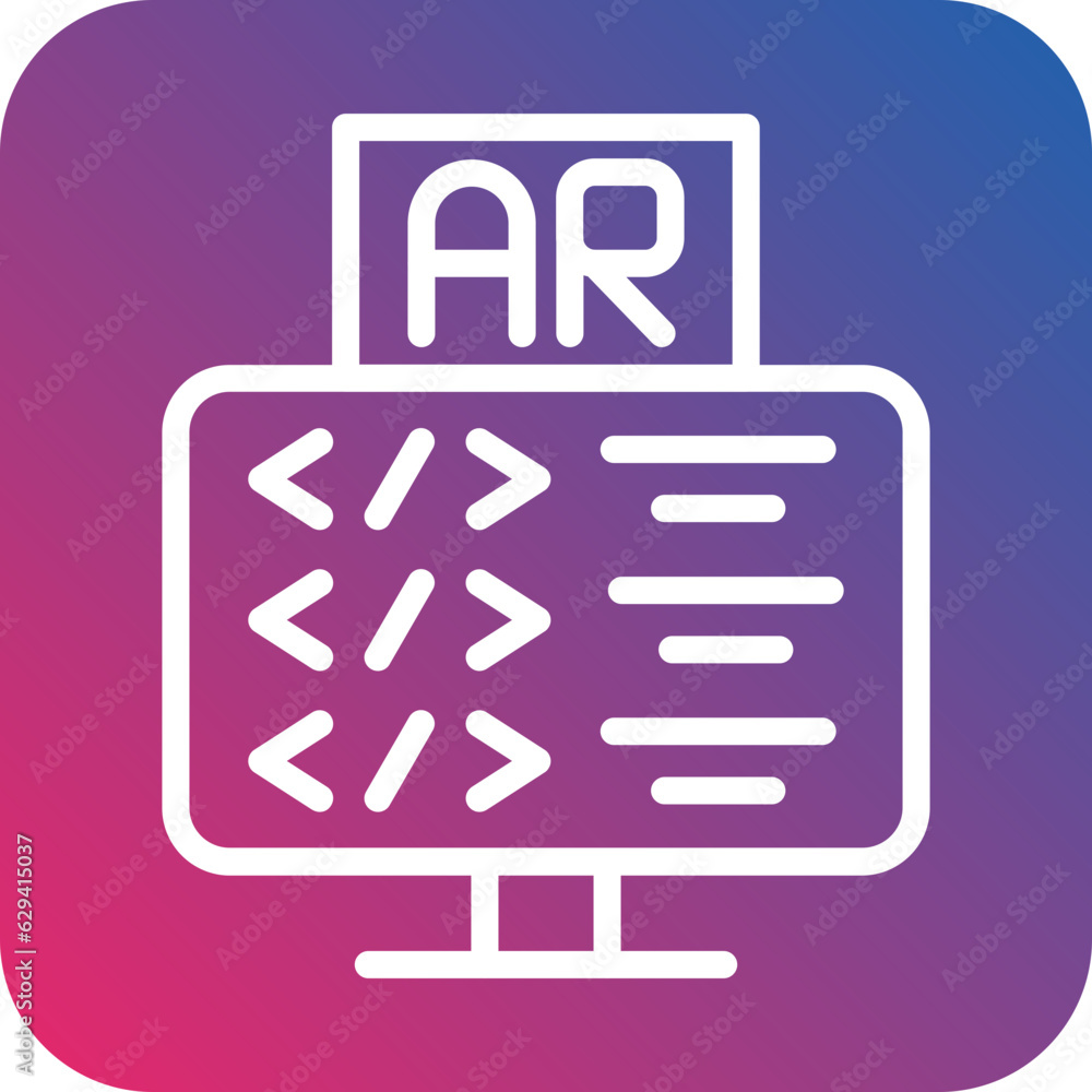 Vector Design Coding Icon Style Vector Design Coding Icon Style