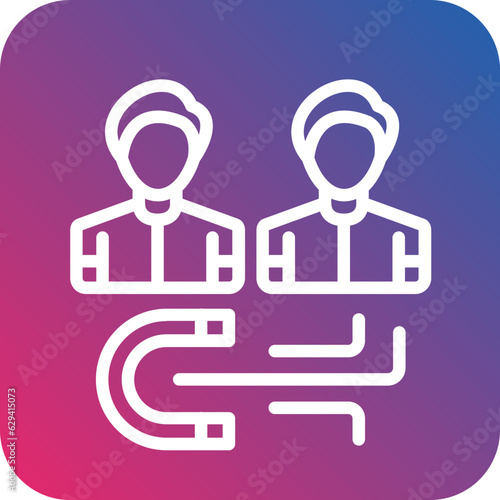 Vector Design Lead Generation Icon Style