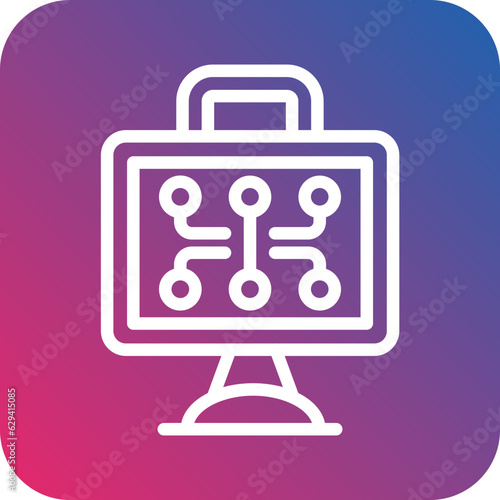 Vector Design Proprietary Technology Icon Style