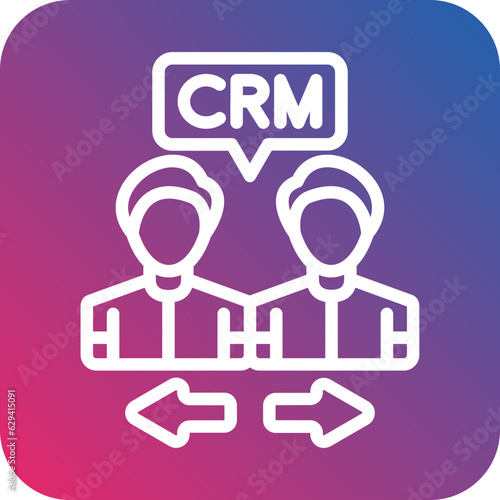 Vector Design Crm Methodologies Icon Style