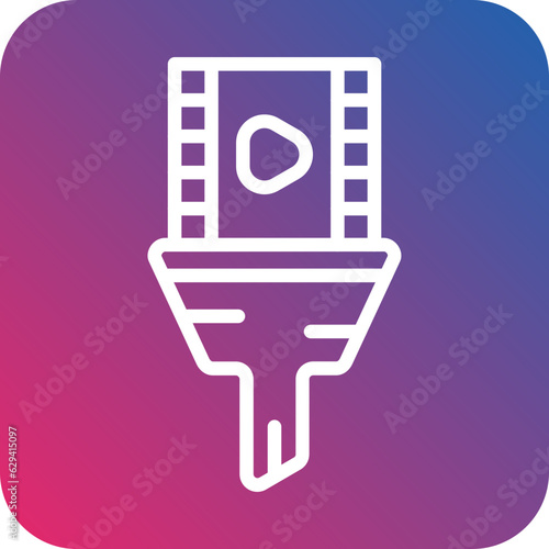 Vector Design Content Curation Icon Style