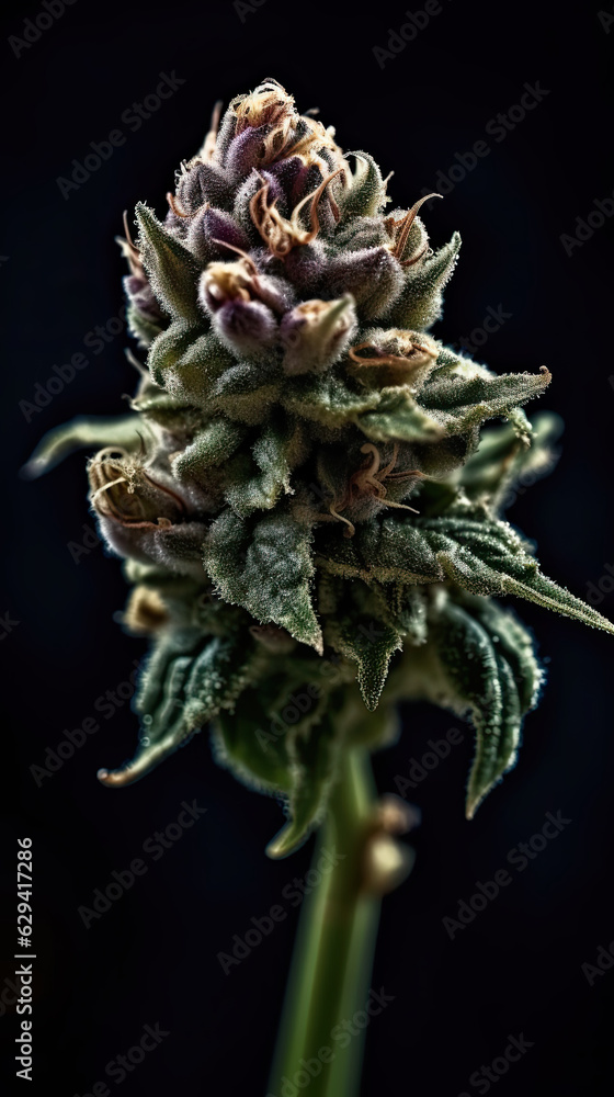 Budding Marijuana Blooms in Abundance Budding Marijuana Blooms in Abundance