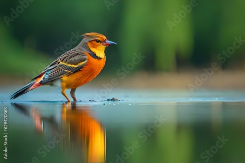 robin on a branch