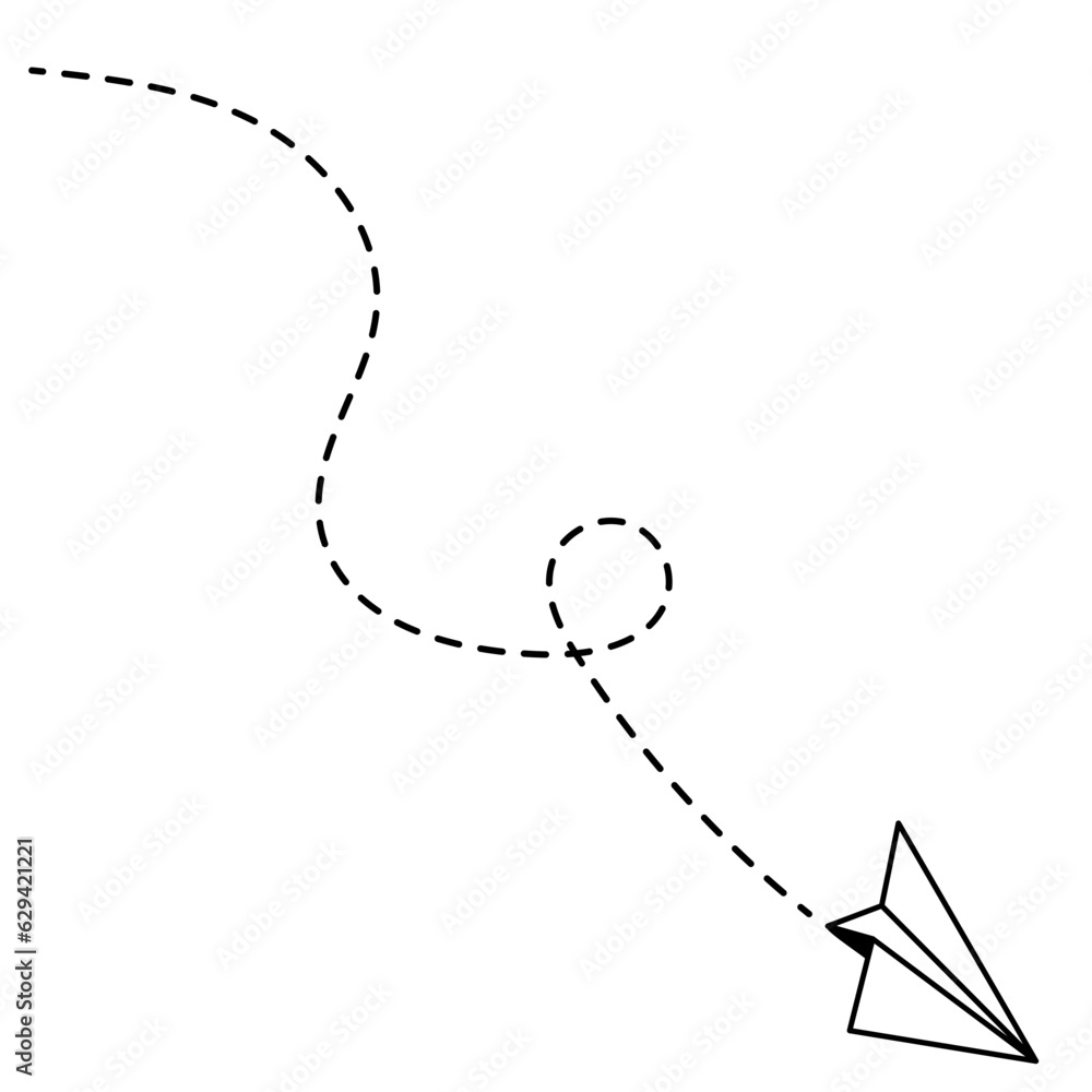 Paper Plane Outline Paper Plane Outline