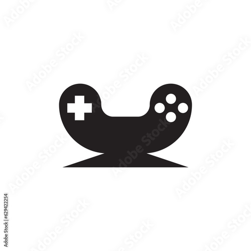 calling game logo design illustration.