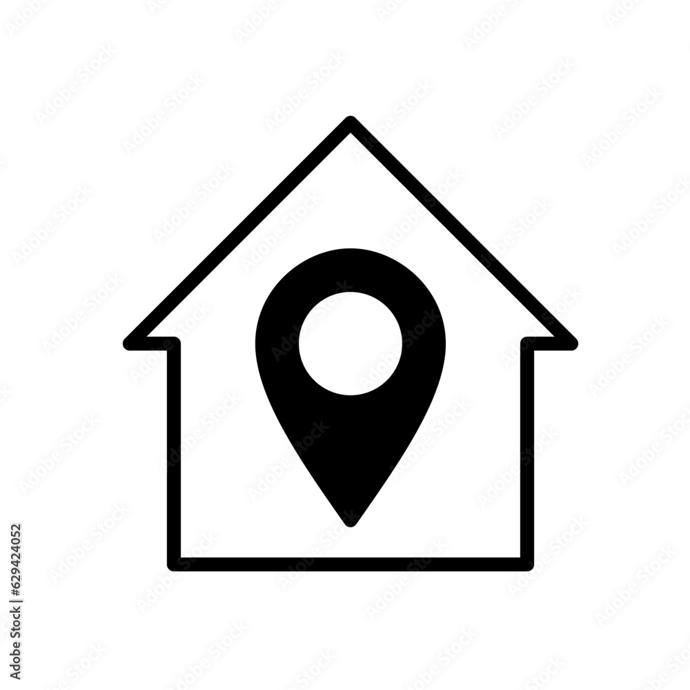home address icon design, location icon design home address icon design, location icon design