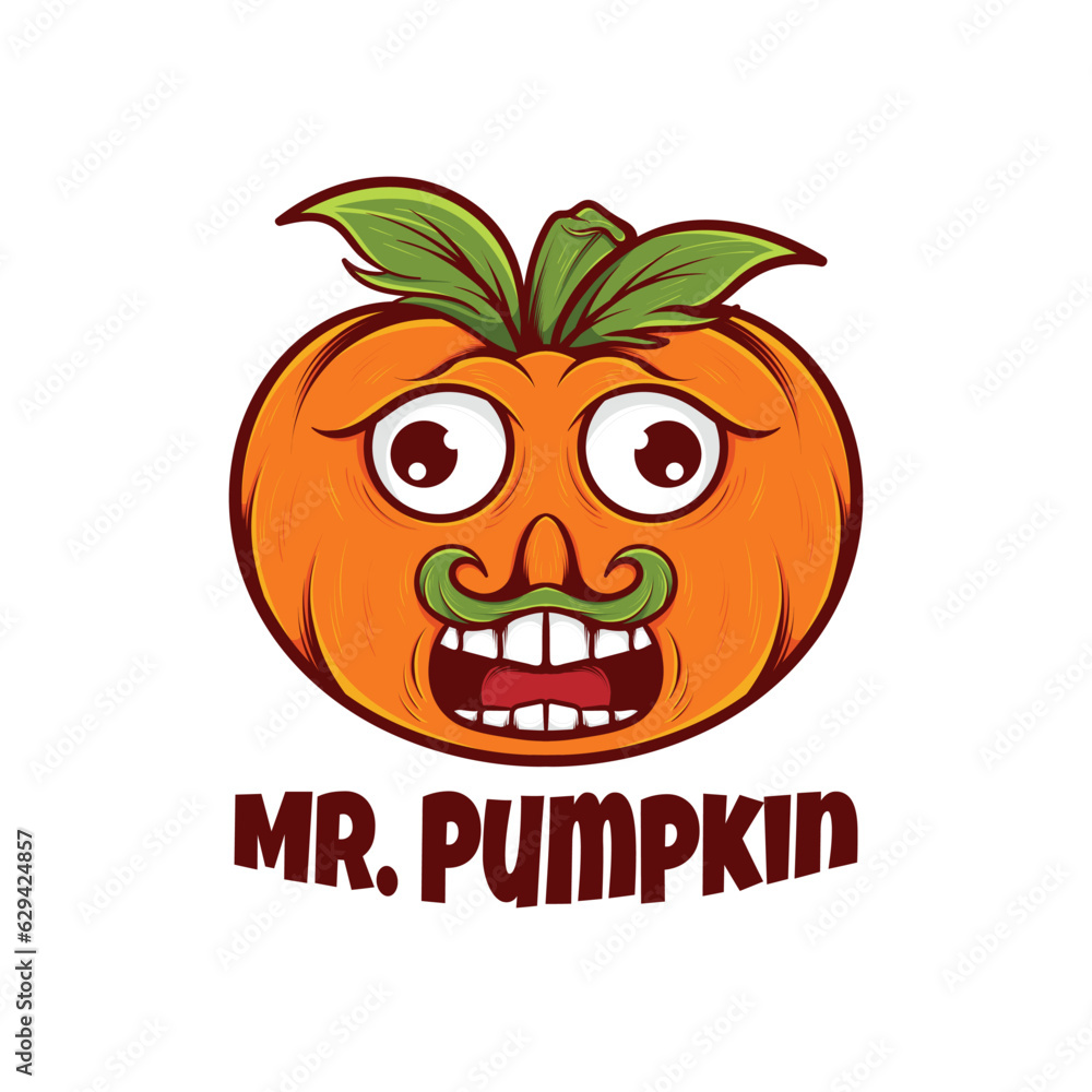 orange or pumpkin icon logo mascot illustration design with various unique expressions orange or pumpkin icon logo mascot illustration design with various unique expressions