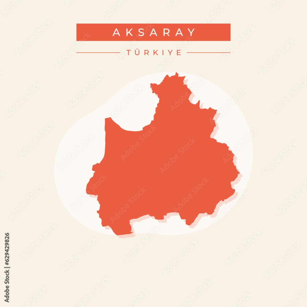 Vector illustration vector of Aksaray map Turkey Vector illustration vector of Aksaray map Turkey