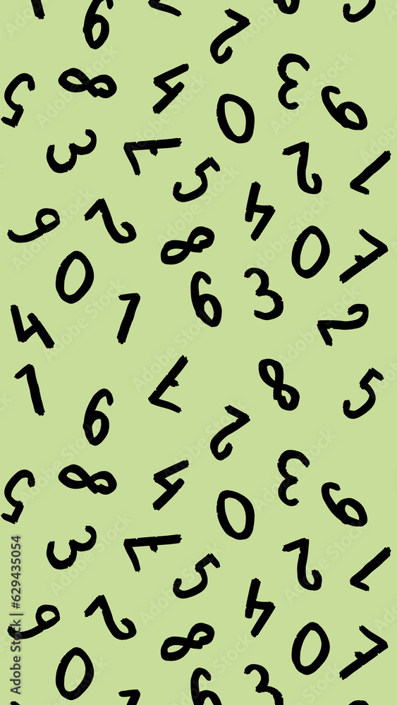 template with the image of keyboard symbols. a set of numbers. Surface template. pastel pea background. Vertical image. template with the image of keyboard symbols. a set of numbers. Surface template. pastel pea background. Vertical image.