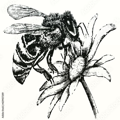 dragonfly on a branch
Honey Bee Vector Bee Sitting on Flower Honey Bee Sketch For Print Concept 3D Honey Bee Vector bug Vector Insect Vector