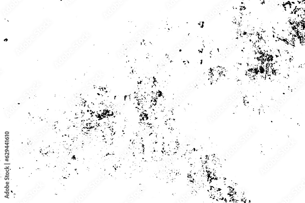 Rough black and white texture vector. Grunge distressed overlay texture. Abstract textured effect background.
