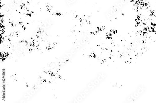 Rough black and white texture vector. Grunge distressed overlay texture. Abstract textured effect background © banphote