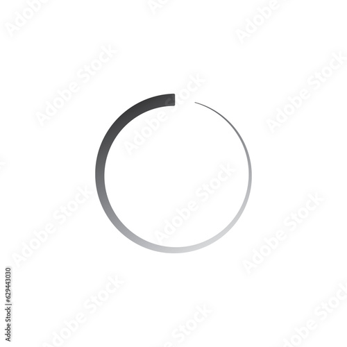 buffering icon vector