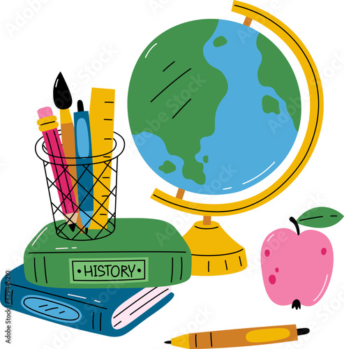 World Globe School Composition