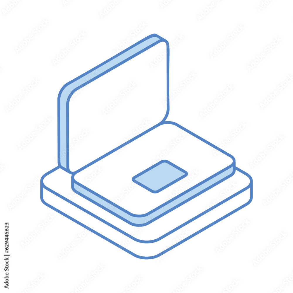 Laptop icon, vector stock illustration. Laptop icon, vector stock illustration.