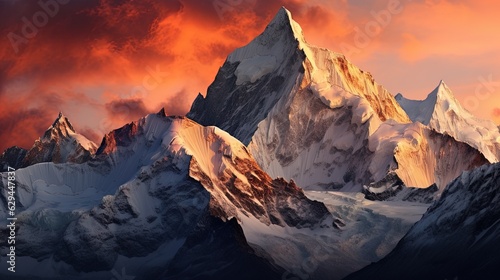 Nature photo of Matterhorn, Switzerland, generated by AI © Resi