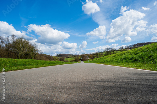 Landstraße im Bergischem Land