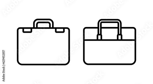 Briefcase icon vector. Portfolio vector icon. suitcase icon