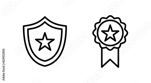 Badge icon vector. badge label icon. Stamp Icon Vector