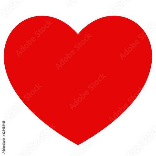 Love shape isolated on white background. Valentine sign symbol. Love icon.