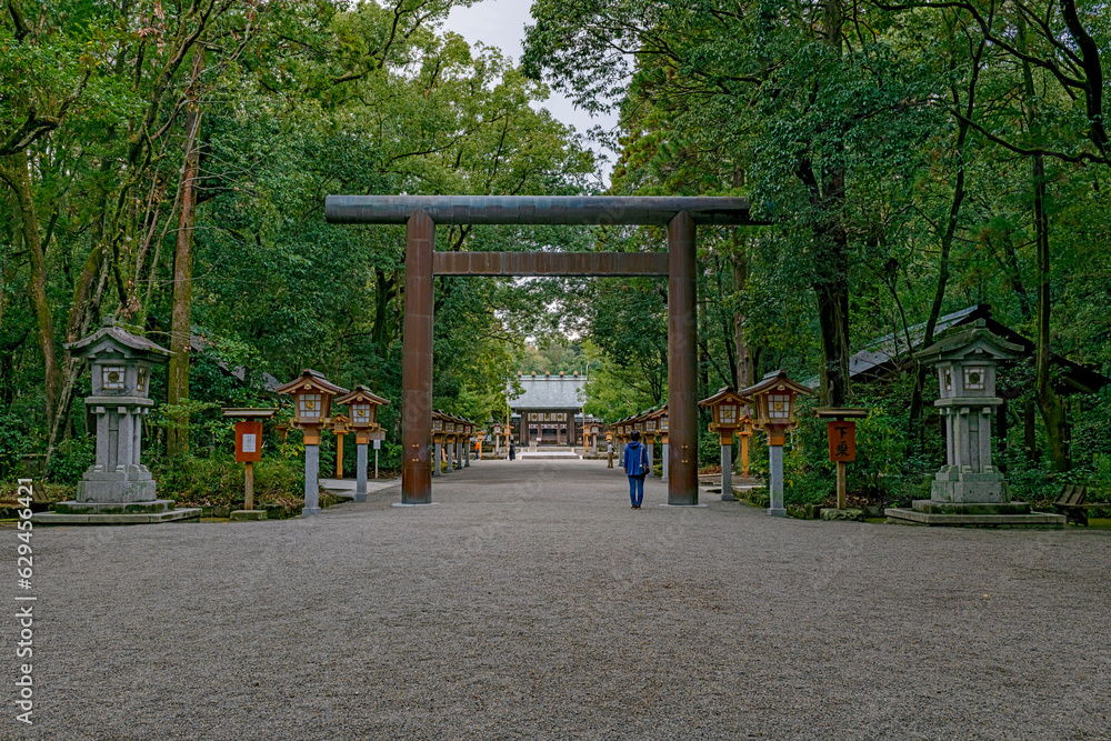 宮崎神宮 参道風景